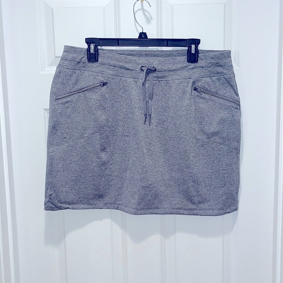 Tangerine Gray Heather Blue Athletic Drawstring Pocket Skorts Sz XL - Picture 1 of 9